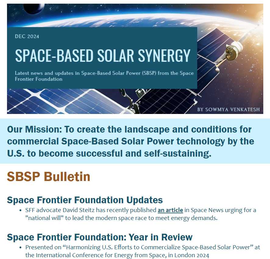 Based Solar Synergy: December 2024